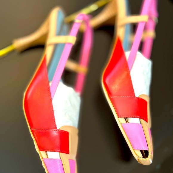 FRANCES VALENTINE KITTEN HEEL PUMPS (NWT) - Picture 5 of 8